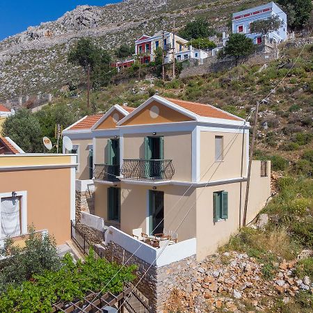 Vila Blue Wave Astradeni House Symi Exteriér fotografie