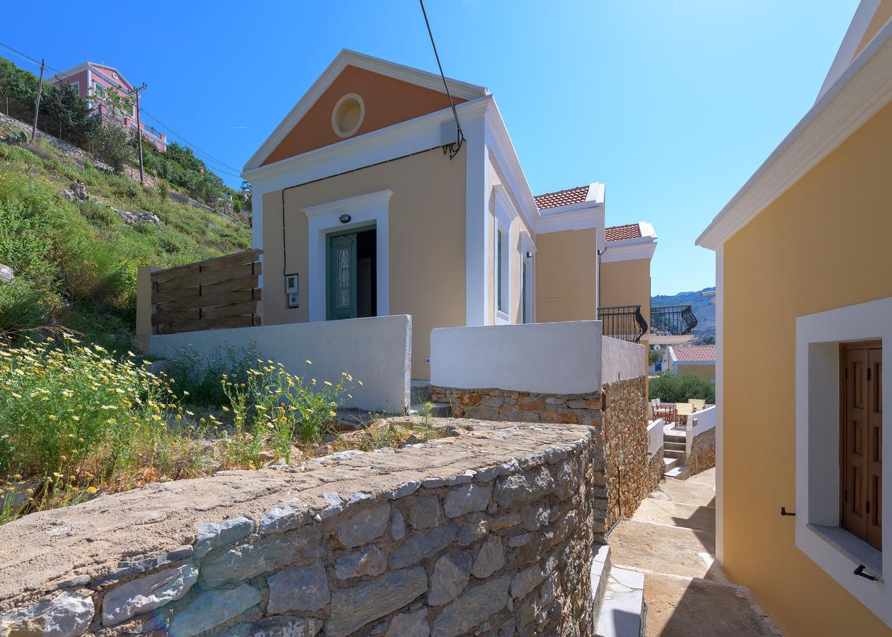 Vila Blue Wave Astradeni House Symi Exteriér fotografie