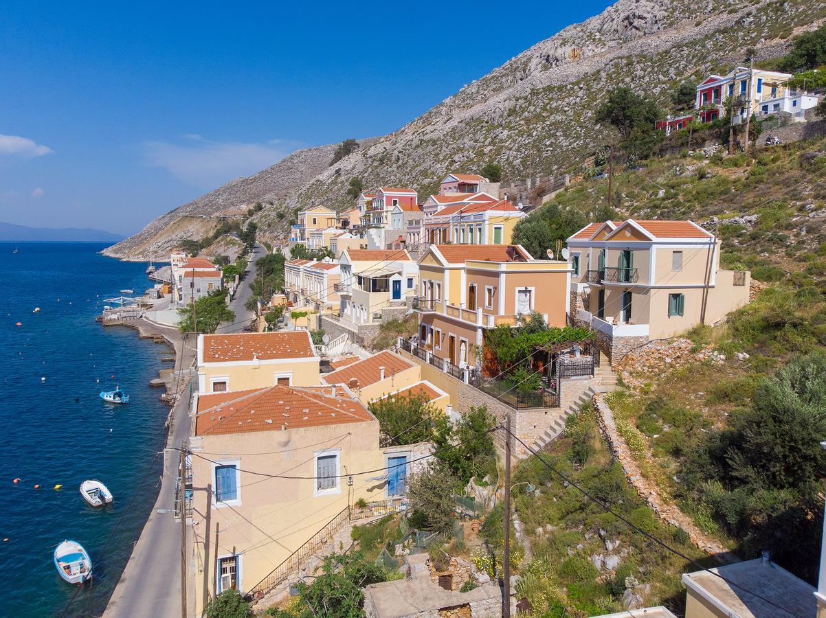 Vila Blue Wave Astradeni House Symi Exteriér fotografie