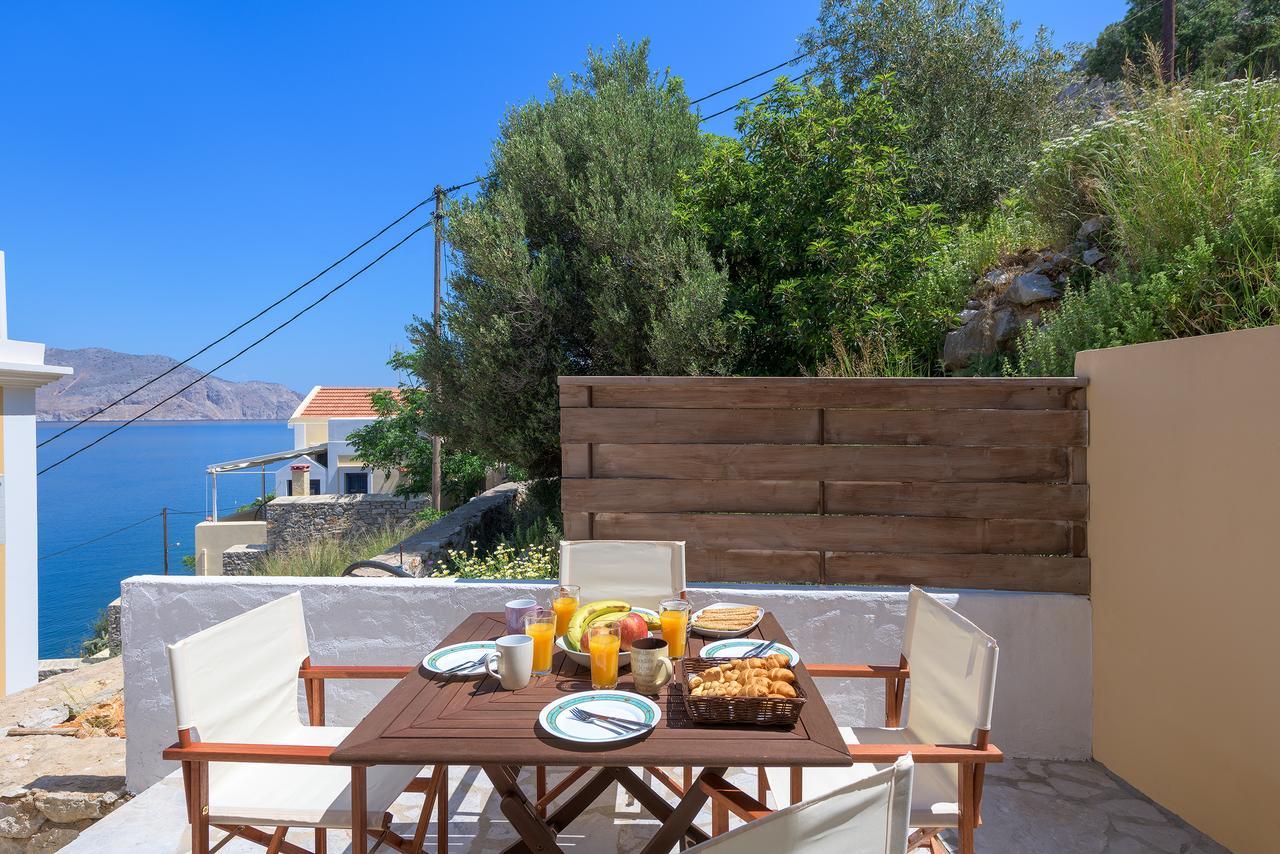 Vila Blue Wave Astradeni House Symi Exteriér fotografie