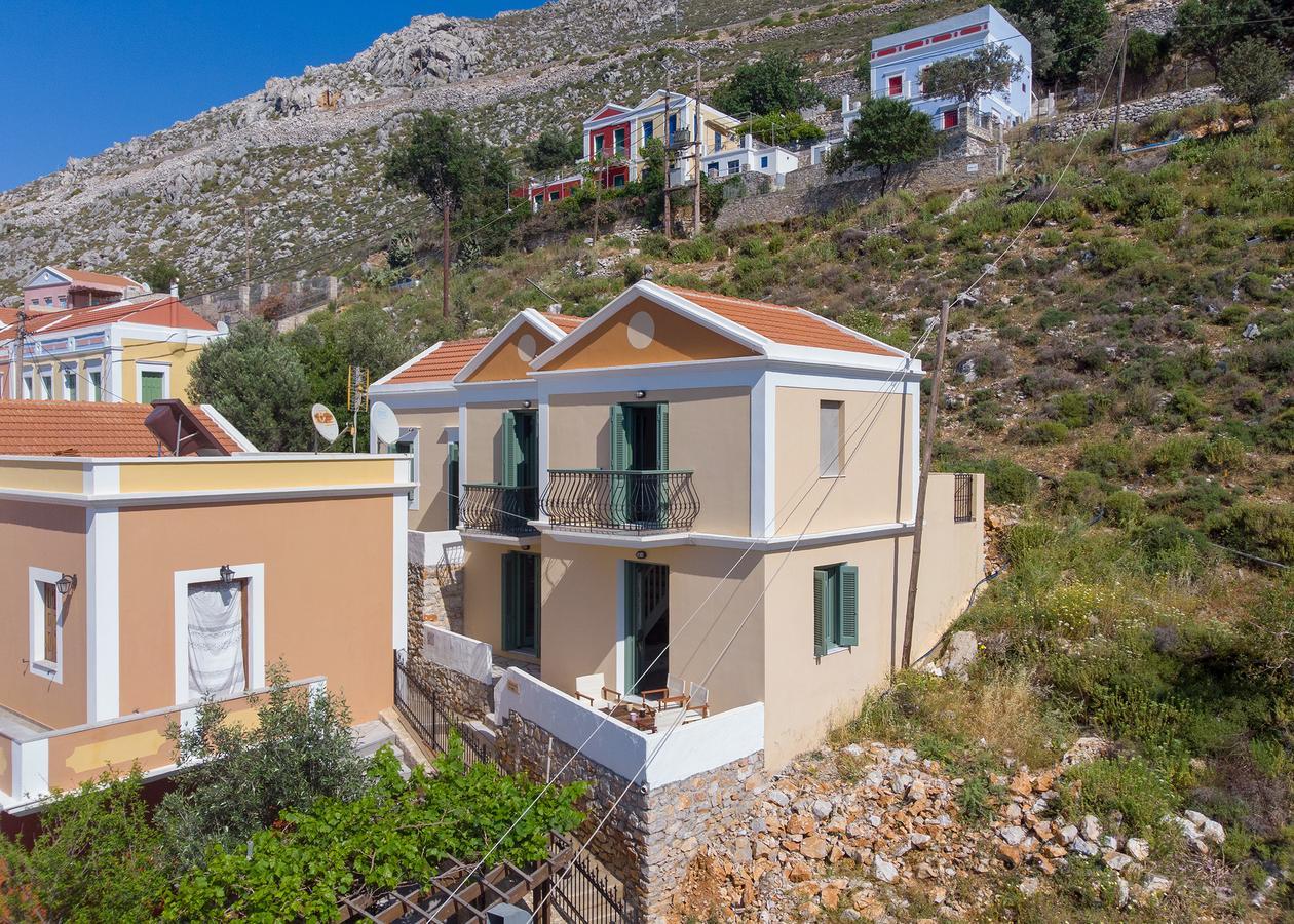 Vila Blue Wave Astradeni House Symi Exteriér fotografie