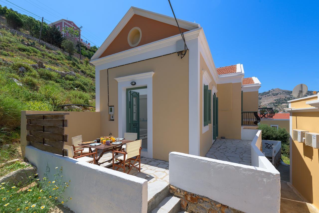 Vila Blue Wave Astradeni House Symi Exteriér fotografie